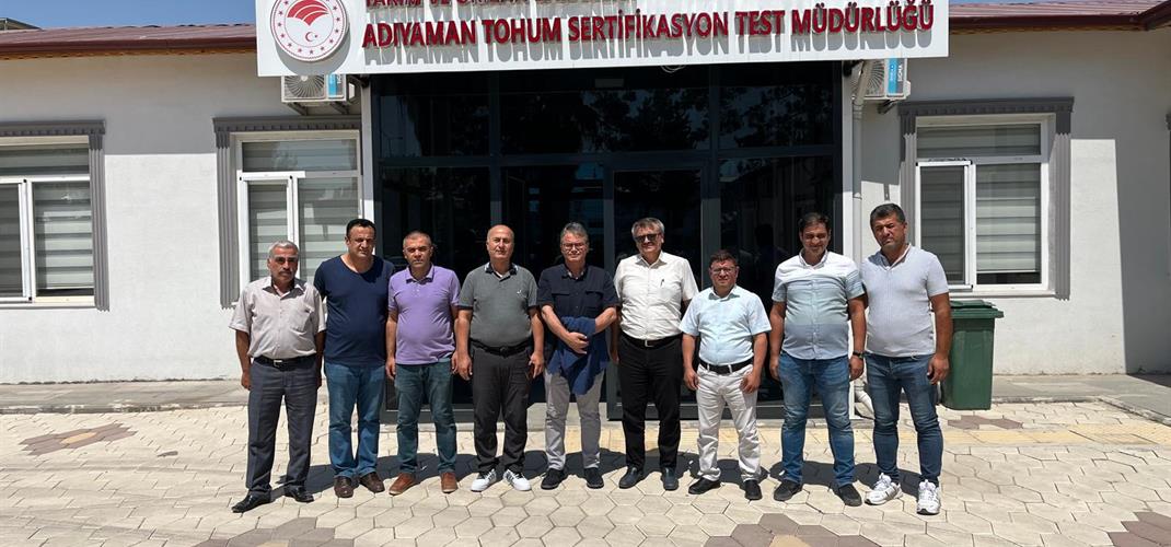 BİTKİSEL ÜRETİM GENEL MÜDÜRLÜĞÜ TOHUMCULUK DAİRE BAŞKANI SEZGİN KARADENİZ MÜDÜRLÜĞÜMÜZÜ ZİYARET ETTİ