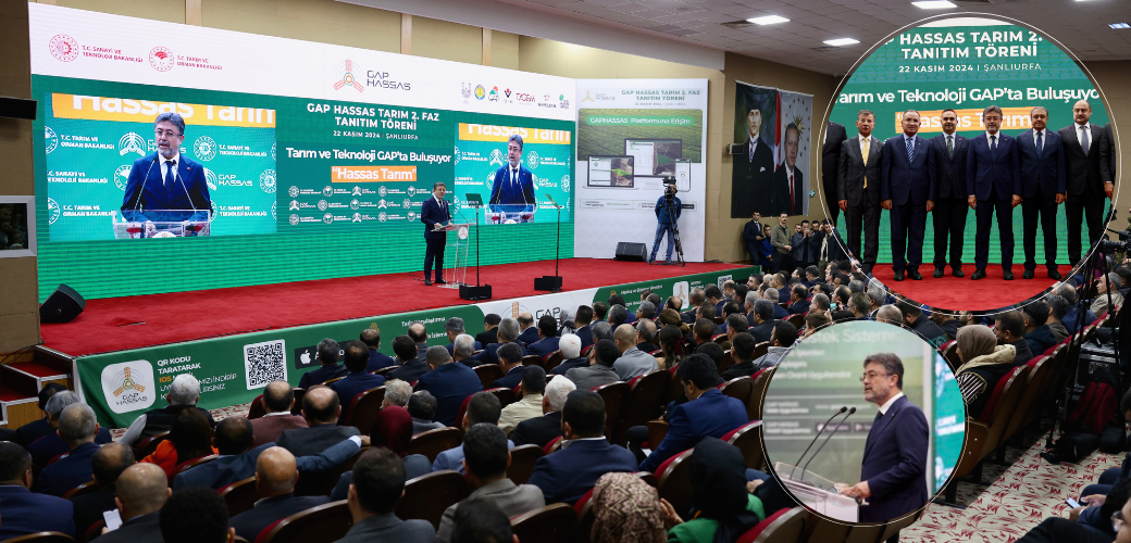 BAKAN YUMAKLI, ŞANLIURFA GAP HASSAS TARIM 2. FAZ TANITIM TÖRENİ'NE KATILDI