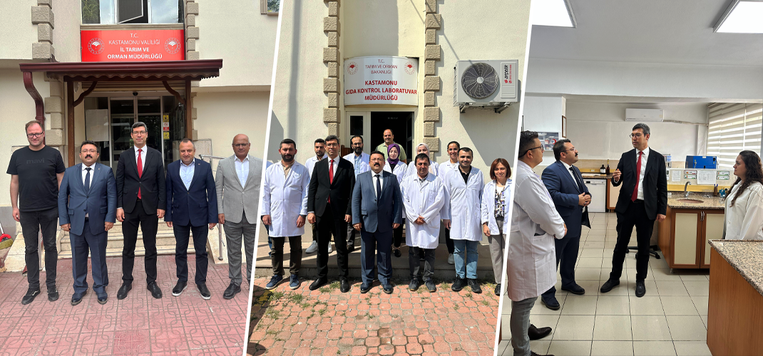 KASTAMONU İL TARIM VE ORMAN MÜDÜRLÜĞÜ İLE KASTAMONU GIDA KONTROL LABORATUVAR MÜDÜRLÜĞÜ ZİYARET EDİLDİ