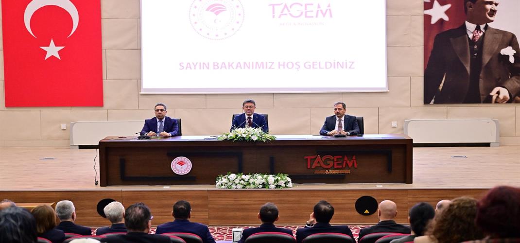 BAKAN YUMAKLI’DAN TAGEM’E ZİYARET